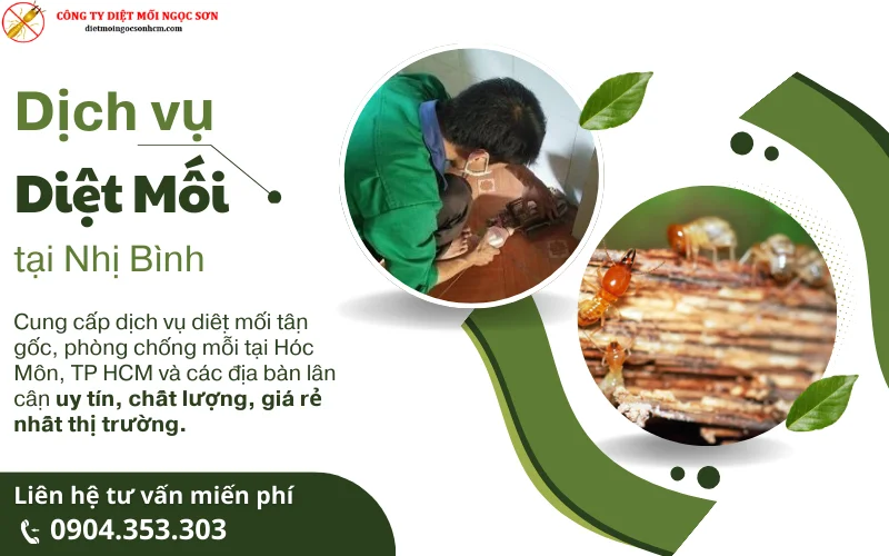 DỊch vụ diệt mối tại Nhị Bình tận gốc uy tín, chuyên nghiệp