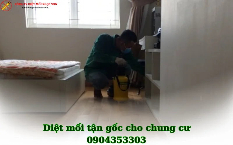 diệt mối tận gốc cho chung cư tại Xuân Thới Thượng