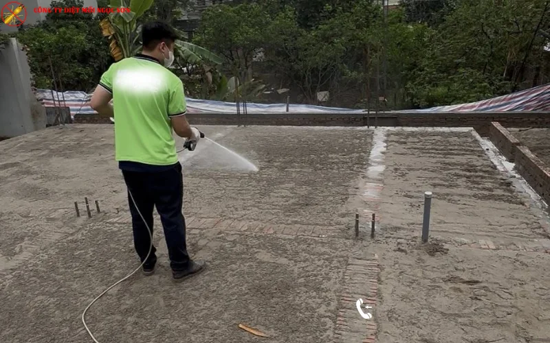 Phun phòng chống mối cho công trình tại Thủ Đức