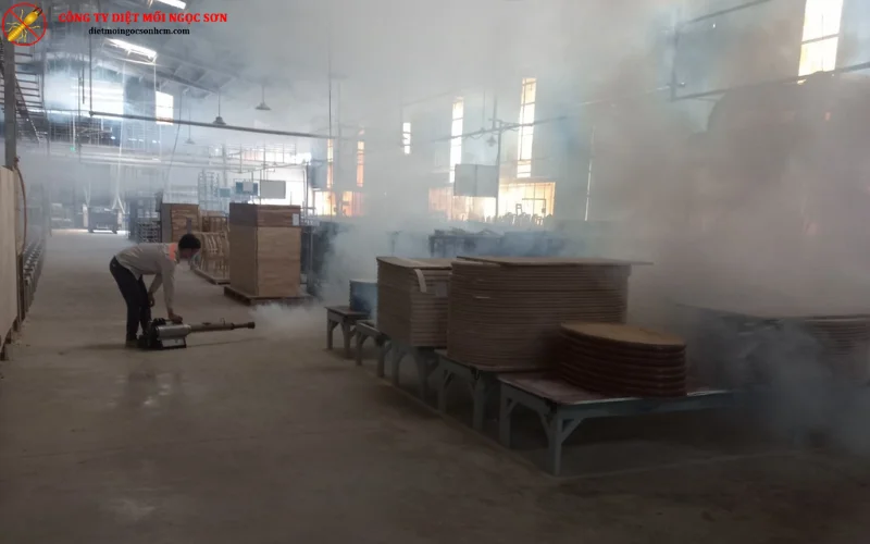 Dịch vụ phun phòng chống mối cho kho xưởng